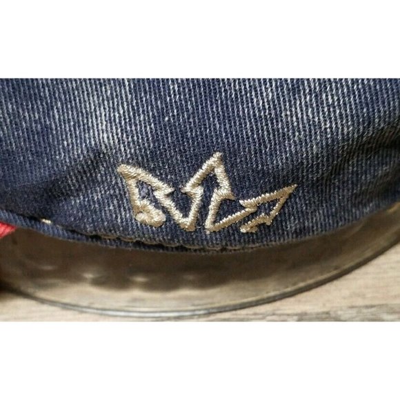 Catalina Island Essencial Caps 100% Cotton Adjustable Back Red Tan Blue - Picture 3 of 12